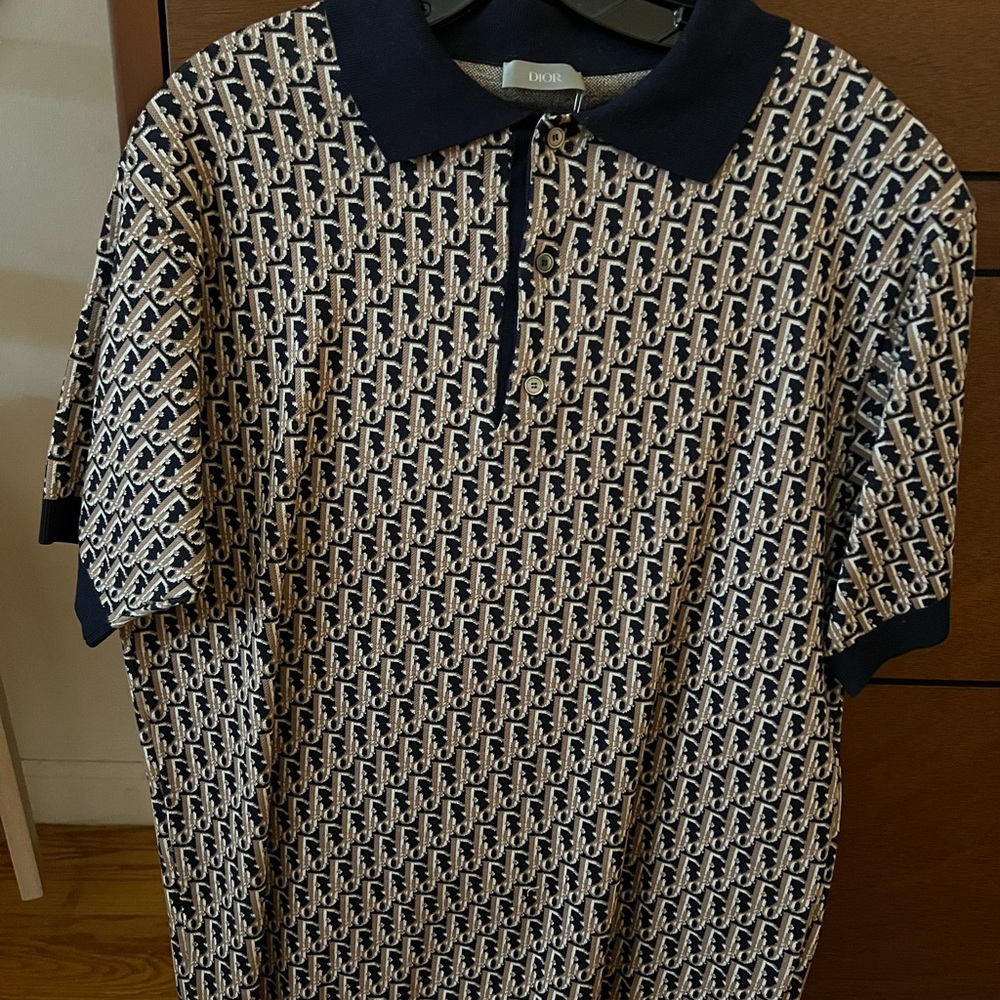 NWT Dior Oblique Polo (Men, S)